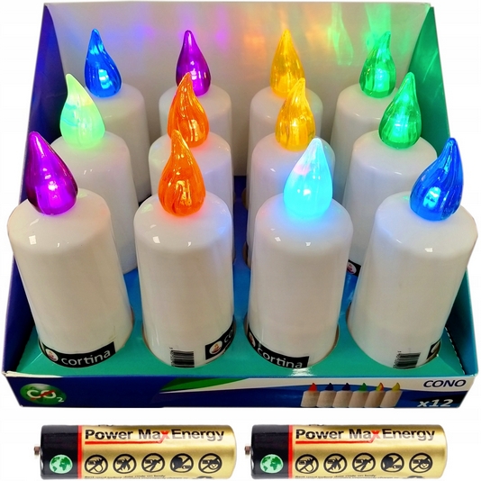 Elektrické Vklady do Lampášov 16cm + Batérie, Vodoodolné a Bezpečné